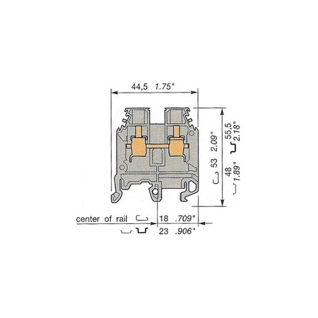 TE-ENERGY TERMINAL BLOCK MED E 0115 118.11